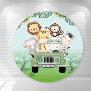 платно/винил за фон Винил за фон - Сафари животни