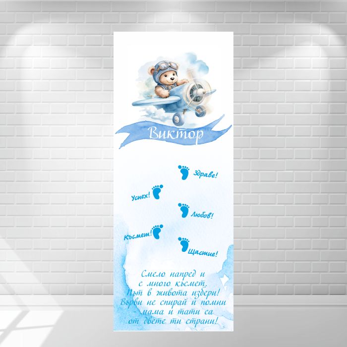 Платно за прощъпулник / прохождане Платно за Прощъпулник / прохождане - Авиатор